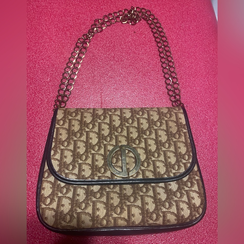 Christian Dior Vintage 23years old luxury shoulder bag. - Picture 3 of 11